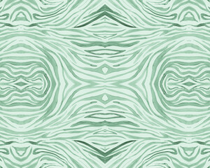 Green Seamless Zebra Pattern. Abstract African 