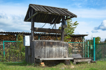 old village well on the farm