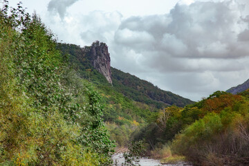 the valley of the Cheeks of the Dardanelles in Primorsky Krai, Russia