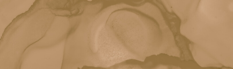 Beige Coffee Stains. Retro Brown Banner. Antique 