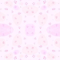 Pink Leopard Pattern. Japanese Cheetah Skin 