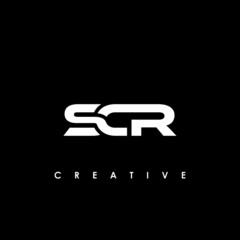 SCR Letter Initial Logo Design Template Vector Illustration