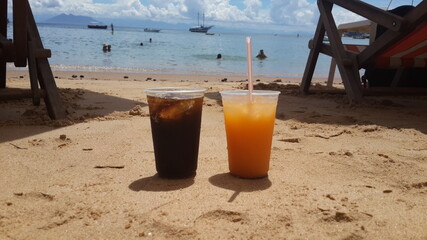 cocktail on the beach