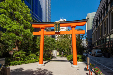 Naklejka premium 日本橋 福徳神社