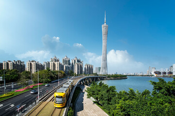 Guangzhou modern city architecture landscape skyline