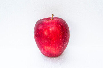 background texture super fruits red apple healthy foods for diet  arrangement flat lay style on...