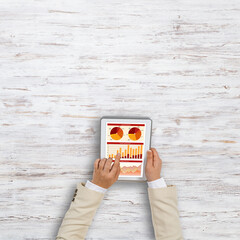 Using financial application