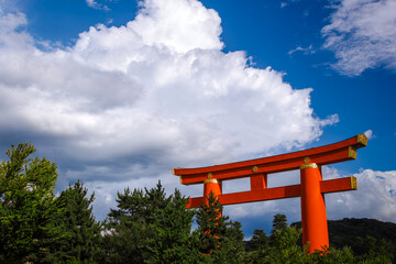 【京都府 京都市】平安神宮の赤い大鳥居　歴史
