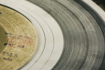 an old 45 rpm vinyl