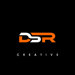 DSR Letter Initial Logo Design Template Vector Illustration