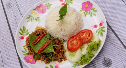Thai Food Mixes of Fried Rice, noodles and soups