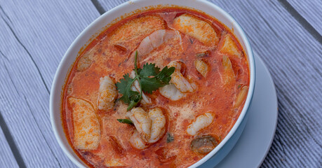 Thai Food Mixes of Fried Rice, noodles and soups