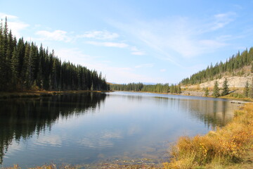 Fototapeta na wymiar The Pond, Nordegg, Alberta