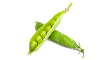 green peas isolated