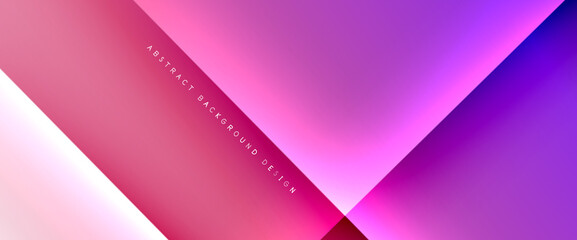 Fototapeta premium Fluid gradients with dynamic diagonal lines abstract background. Bright colors with dynamic light and shadow effects. Vector wallpaper or poster