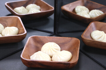 鏡に映る小籠包