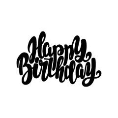 Illustration of Happy Birthday.