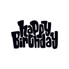 Illustration of Happy Birthday.