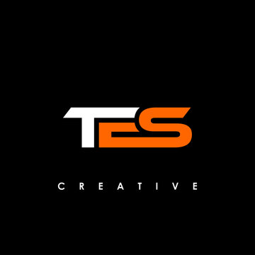 TES Letter Initial Logo Design Template Vector Illustration