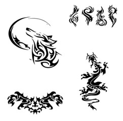 set of tattoo