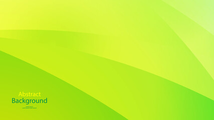 Green tone color and Yellow color background abstract art vector 