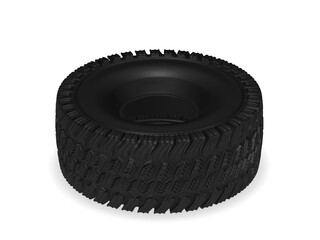 Off road wheel 3d rendering © woverwolf