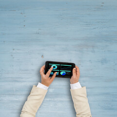 Using financial application