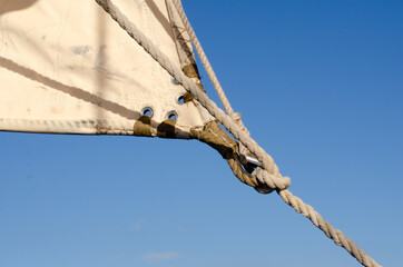 detail of knot, tall ship