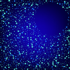 Turquoise Cell Top Blue Vector Background. 