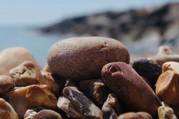 Pebbles on the beach