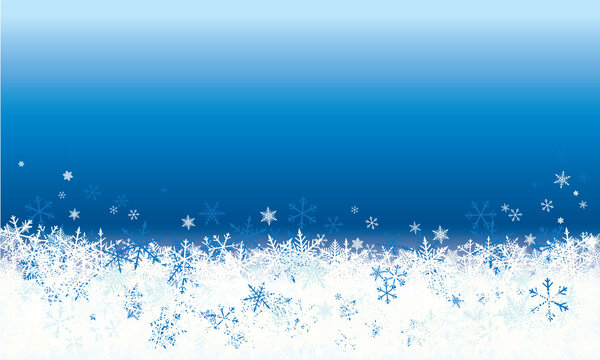 雪の結晶の冬のイラスト 背景 冬のイメージ snow flake winter illustration 
