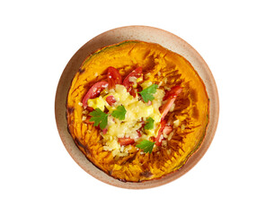 Baked Margherita Spaghetti Squash