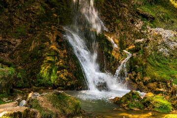 Gostilje waterfall at Zlatibor mountain in Serbia
