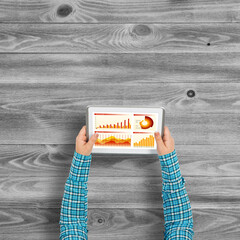 Using financial application