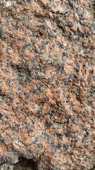 Red granite. Red granite texture. Background with vintage granite surface