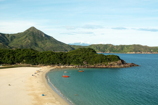 Ham Tin beach in Sai Kung, Hong Kong