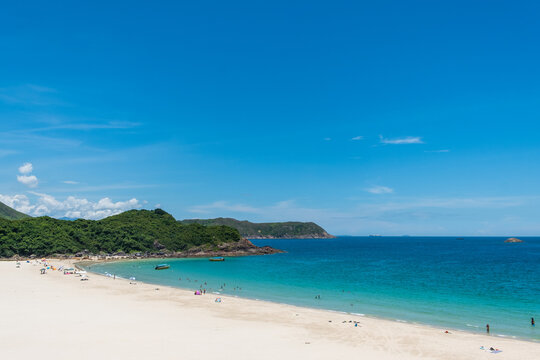 Ham Tin beach in Sai Kung, Hong Kong