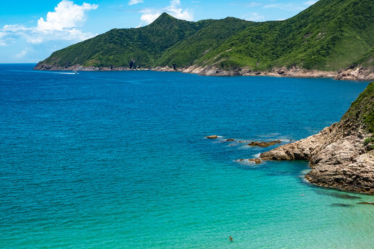Ham Tin beach in Sai Kung, Hong Kong