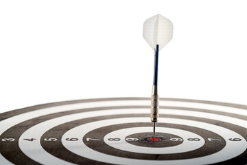 Hitting the top ten in the center of the target