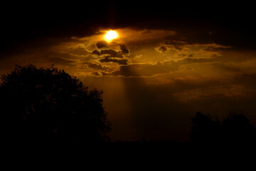 Obraz premium sunset in the sky