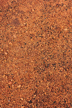 Red-orange Martian Soil, In A Quarry In Iceland.