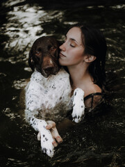 
peace in the water - Dog - paz en el agua - perro