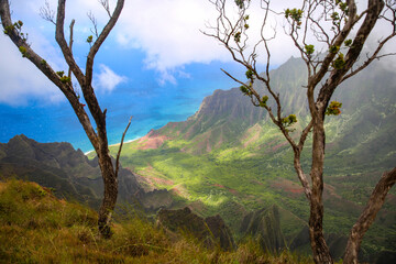 Kalalau Valley, Na Pali Coast State Wilderness Park, Kauai, Hawaii