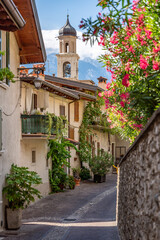 Limone, town on Garda Lake, Lombardy, Italy