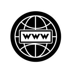 nternet. go to website symbol icon illustration