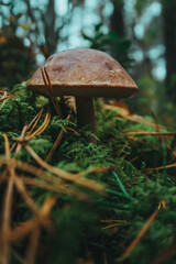 mushrooms in the forest