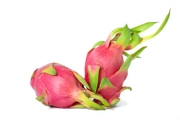 pitaya fruit on white background