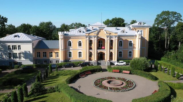 The Estate of the Chapskies in the Village Priluki. Historic buildings in Priluki town. The Chapskies is a famous palatine family that constructed several wonderful residences.
