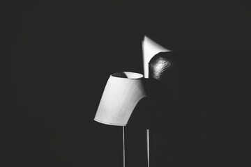 lamp black and white