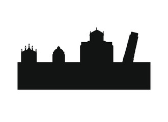 Fototapeta premium Pisa city skyline in Italy. 